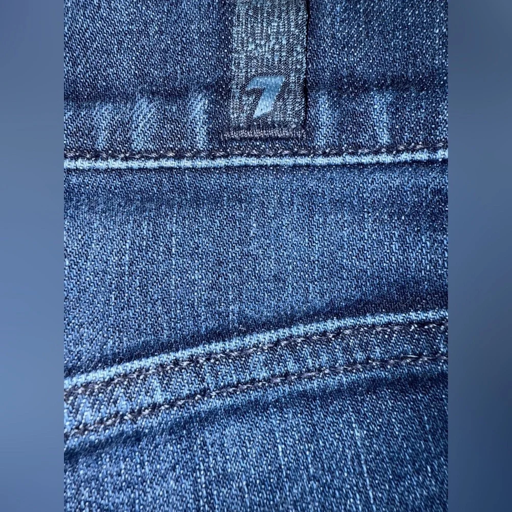 7 For All Mankind Slimmy Men’s Jeans 34x28 Dark Wash Slim Straight Fit Denim